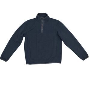 johnnie-O Halpert Quarter Snap Fleece Pullover Gray S